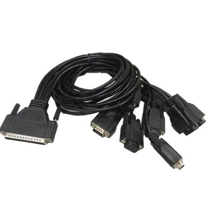 Advantech 1m Male DB-62 to 8x Male DB-9 Cable OPT8H-AE